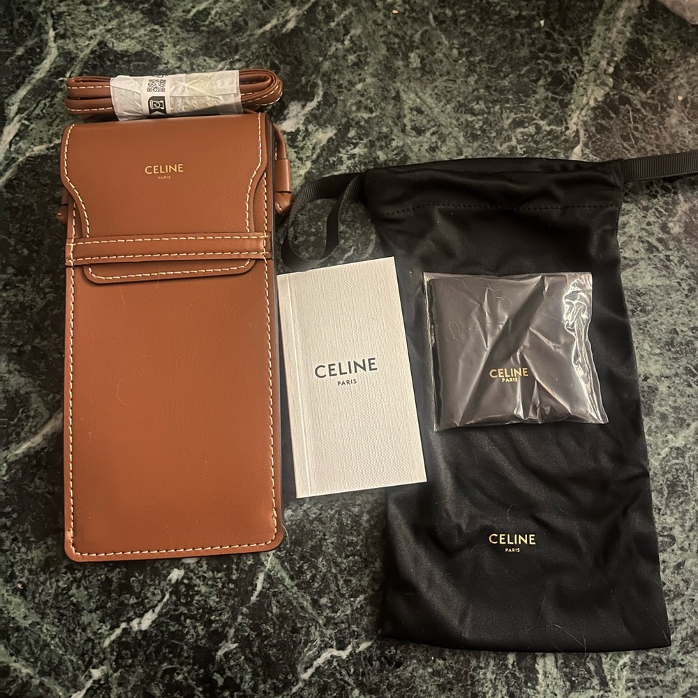 Celine Crossbody Sunglass Carrier with all accessories